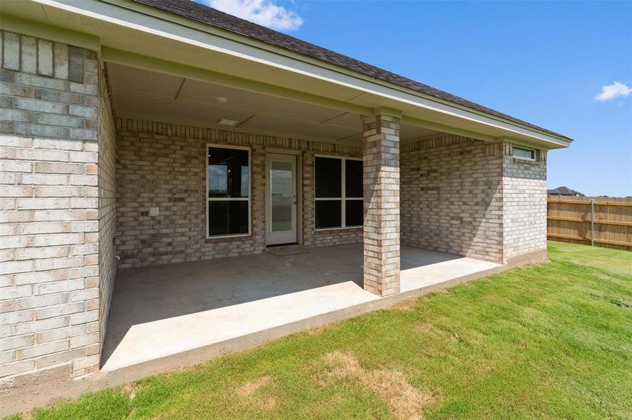 Exterior details and patio area of a home in , Hewitt (Image 3). Exterior details and patio area of a home in , Hewitt (Image 3).