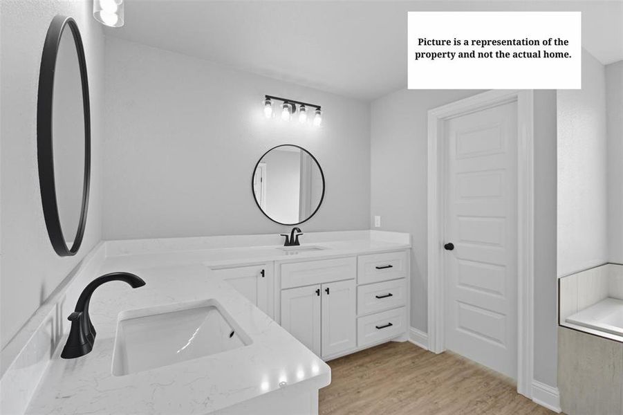 Furnished interior view inside a new home in , Abilene (Image 6).