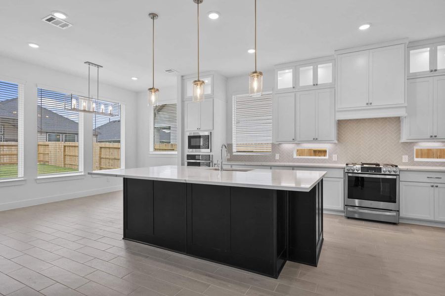 Furnished interior view inside a new home in Attwater 55s, Waller (Image 12).