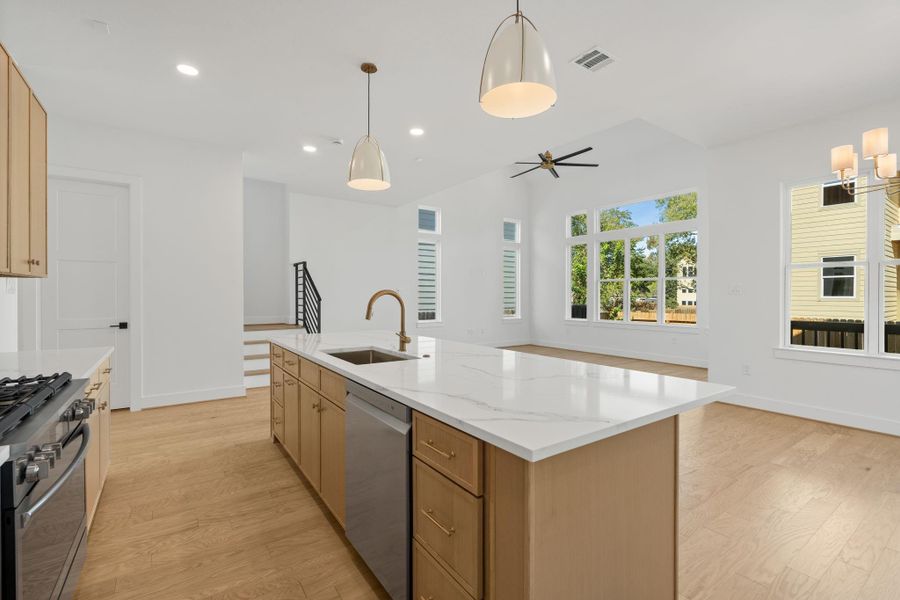 Furnished interior view inside a new home in , Houston (Image 6). Furnished interior view inside a new home in , Houston (Image 6).