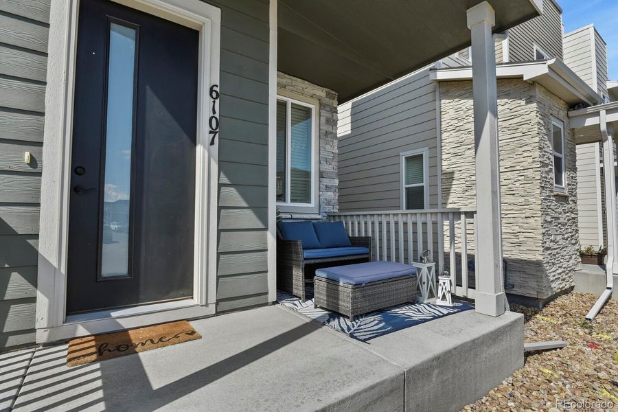 Exterior details and patio area of a home in , Frederick (Image 21).