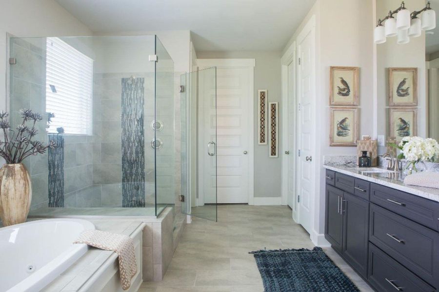 Furnished interior view inside a new home in White Oak, Arlington (Image 7). Furnished interior view inside a new home in White Oak, Arlington (Image 7).