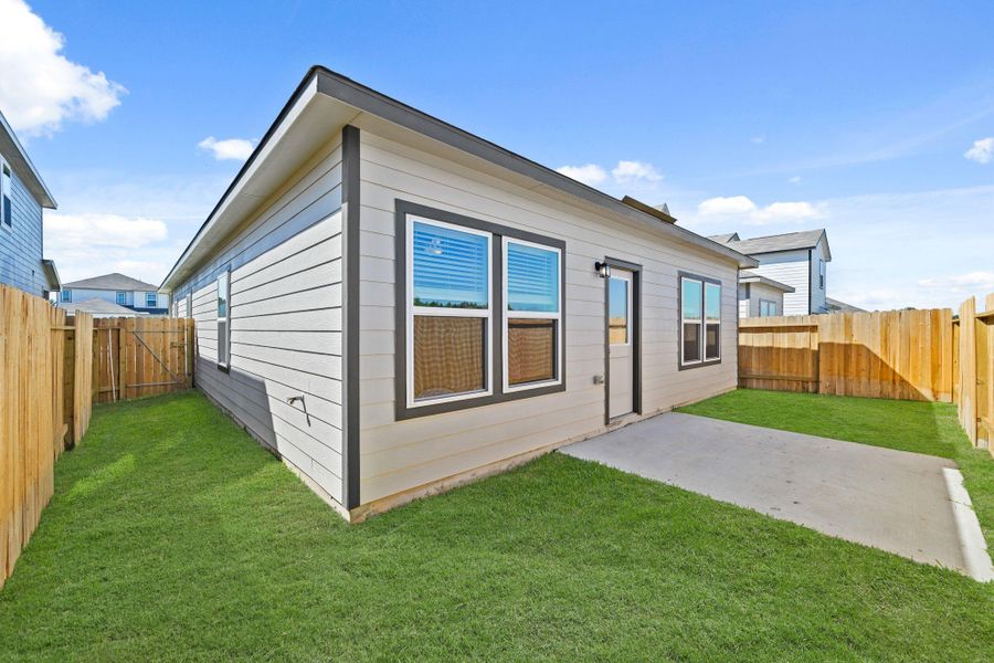 Exterior details and patio area of a home in Northpark South, Porter (Image 17). Exterior details and patio area of a home in Northpark South, Porter (Image 17).