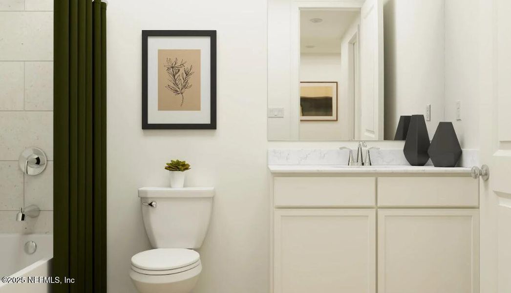 Furnished interior view inside a new home in Russell Retreat, Green Cove Springs (Image 12).