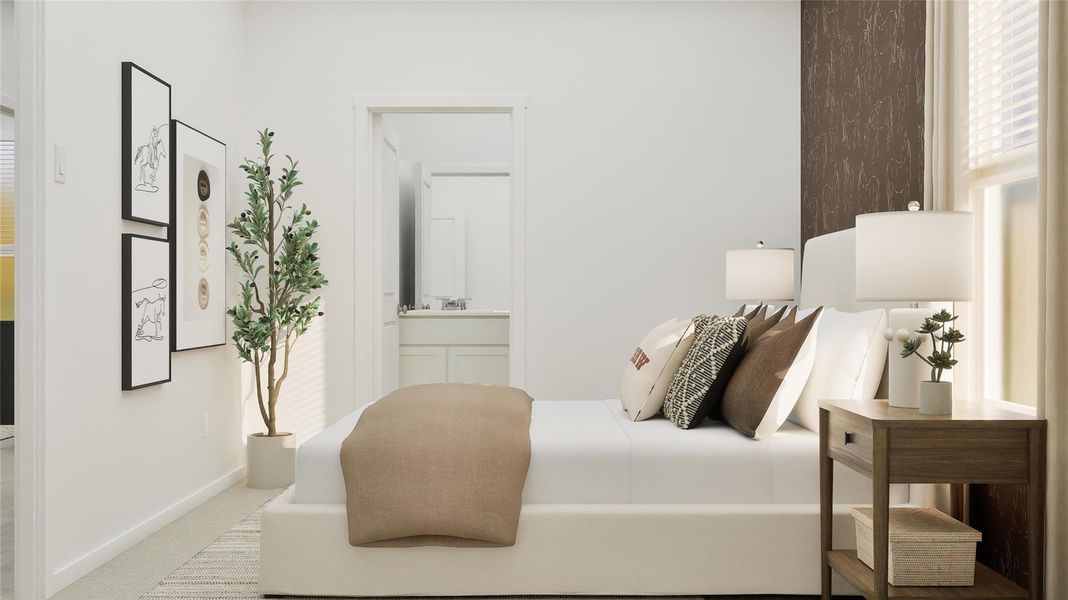 Furnished interior view inside a new home in Elm Creek, Elgin (Image 3).