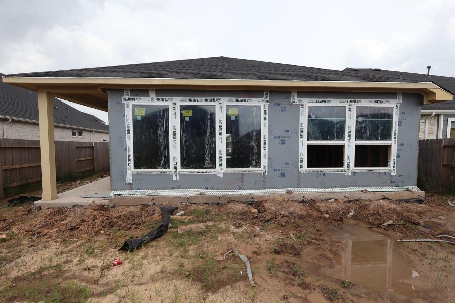 In-progress construction of a new home in Brookewater - Terrace Collection, Rosenberg, TX (Image 5). In-progress construction of a new home in Brookewater - Terrace Collection, Rosenberg, TX (Image 5).