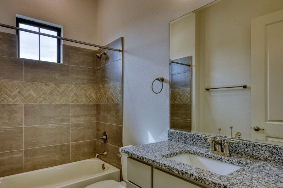Furnished interior view inside a new home in El Sonido at Campanas, San Antonio (Image 15).