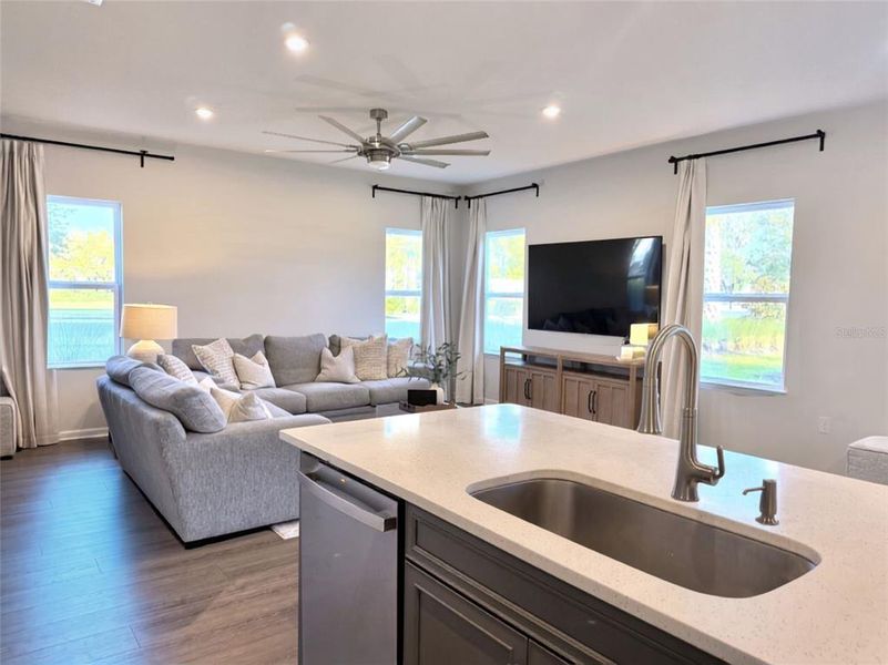 Furnished interior view inside a new home in Lakewood Park, Deland (Image 15).