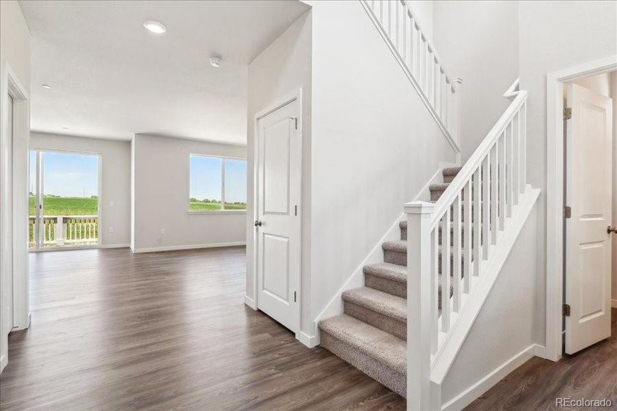 Spacious, unfurnished interior of a new home in Floret Collection at Parkdale Commons, Lafayette (Image 16).