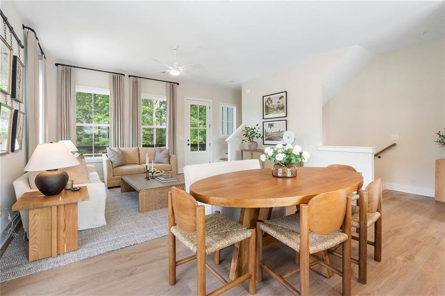Furnished interior view inside a new home in , Alpharetta (Image 11).