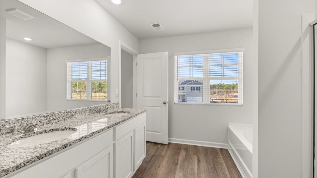 Furnished interior view inside a new home in The Abbey at Trolley Run Station, Aiken (Image 9).