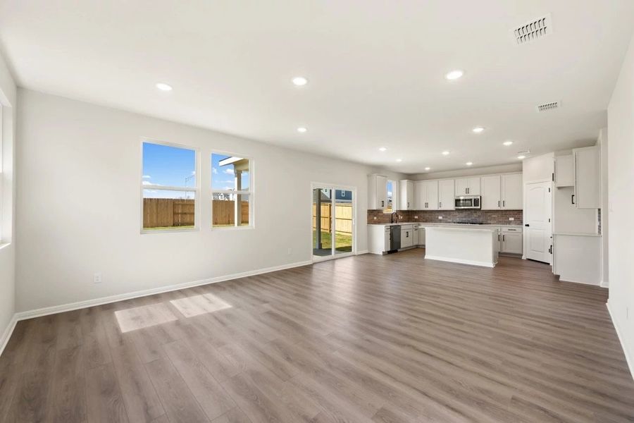 Family Room & Dining Area Family Room & Dining Area