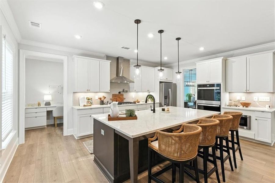 Furnished interior view inside a new home in Ford Landing, Acworth (Image 36).