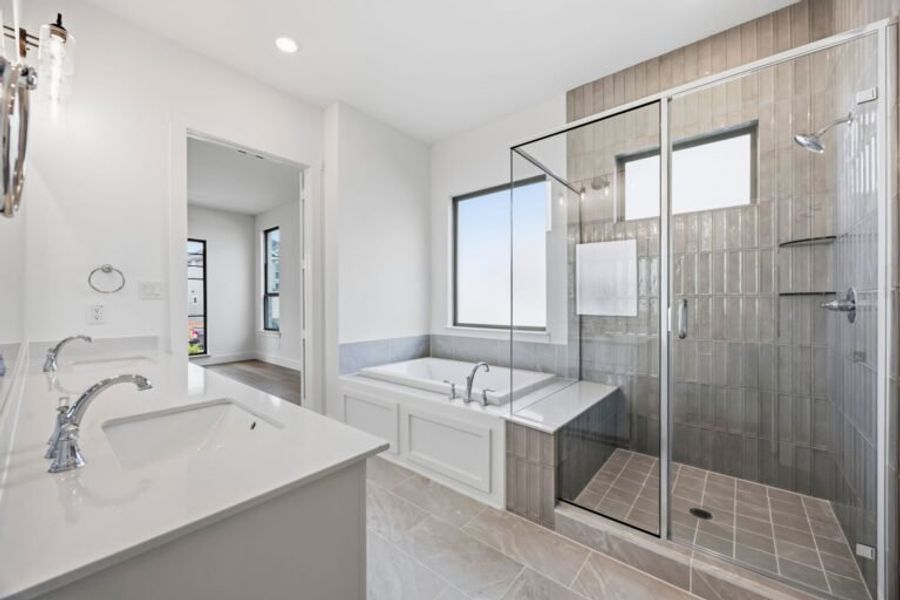Furnished interior view inside a new home in Uptown Celina, Celina (Image 10).