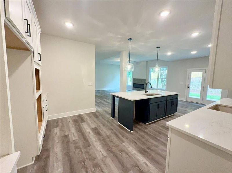 Furnished interior view inside a new home in , Hoschton (Image 12).