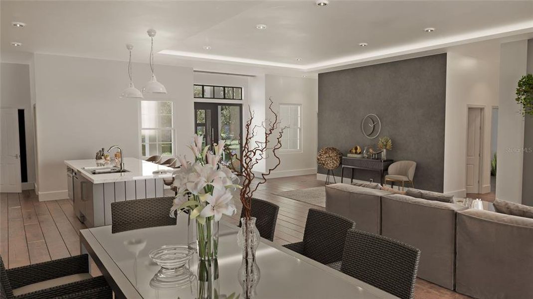 Furnished interior view inside a new home in , Port Charlotte (Image 10).