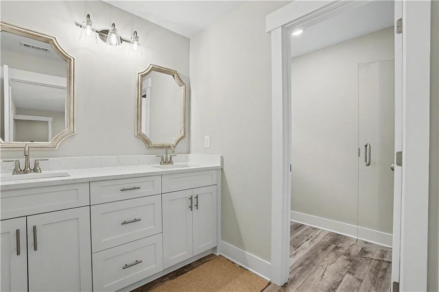 Furnished interior view inside a new home in , Hoschton (Image 15).