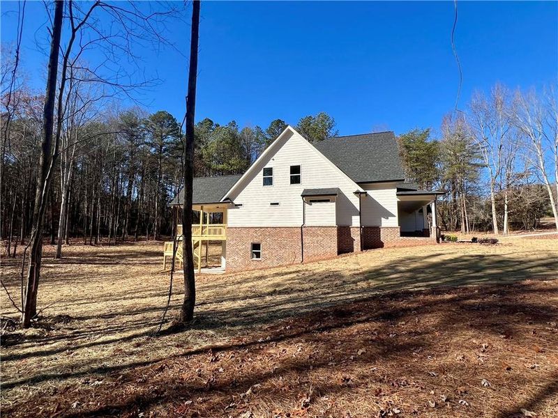 Exterior details and patio area of a home in , Pendergrass (Image 22).