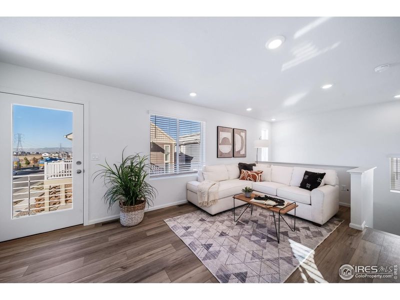 Furnished interior view inside a new home in , Johnstown (Image 5). Furnished interior view inside a new home in , Johnstown (Image 5).