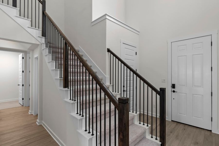 Spacious, unfurnished interior of a new home in Terrace Collection at Lariat, Liberty Hill (Image 22).