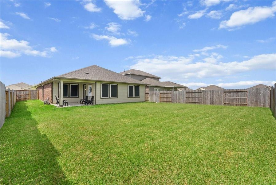 Exterior details and patio area of a home in , Texas City (Image 22). Exterior details and patio area of a home in , Texas City (Image 22).