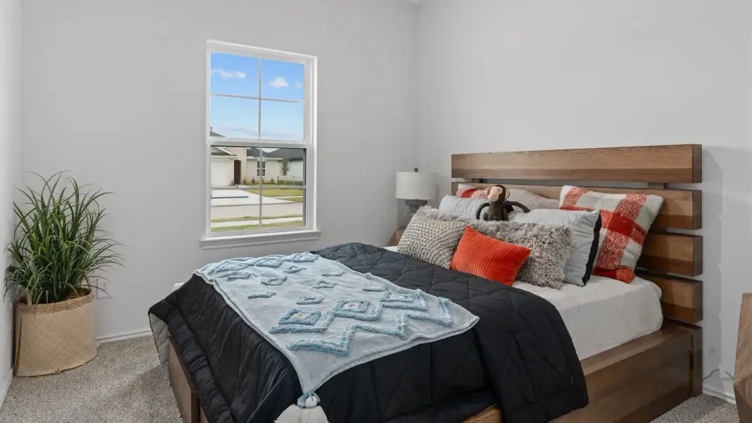 Furnished interior view inside a new home in August Trails, Needville (Image 15). Furnished interior view inside a new home in August Trails, Needville (Image 15).