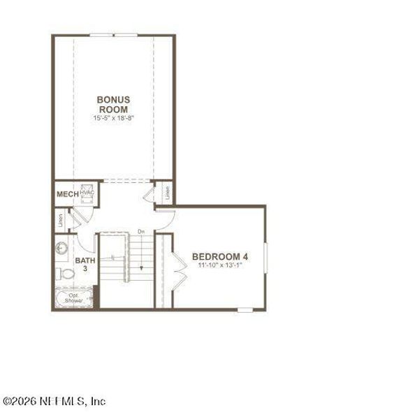 2D floor plan layout of this home in , St. Augustine, FL (Image 5).