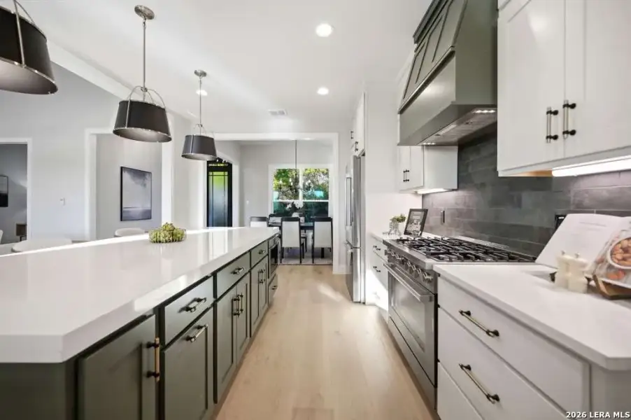 Furnished interior view inside a new home in , Fischer (Image 12).