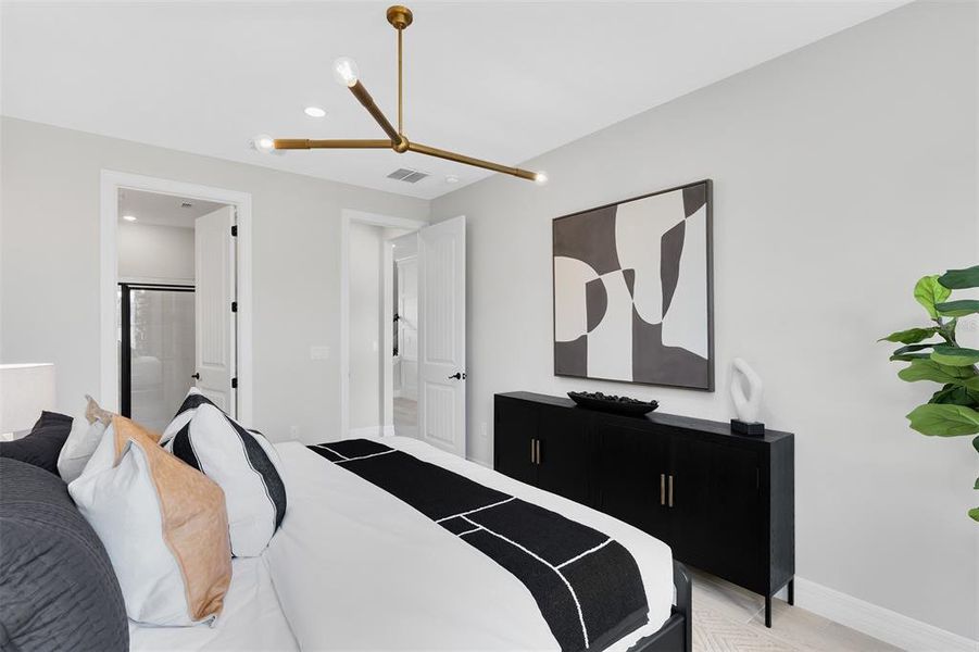 Furnished interior view inside a new home in Winter Grove, Winter Garden (Image 32).