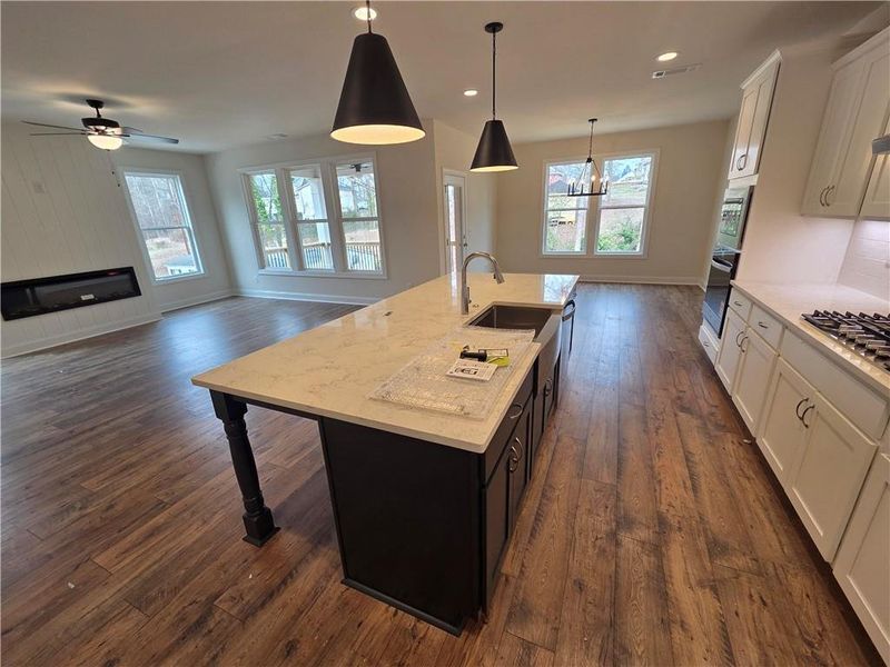 Furnished interior view inside a new home in , Buford (Image 10). Furnished interior view inside a new home in , Buford (Image 10).