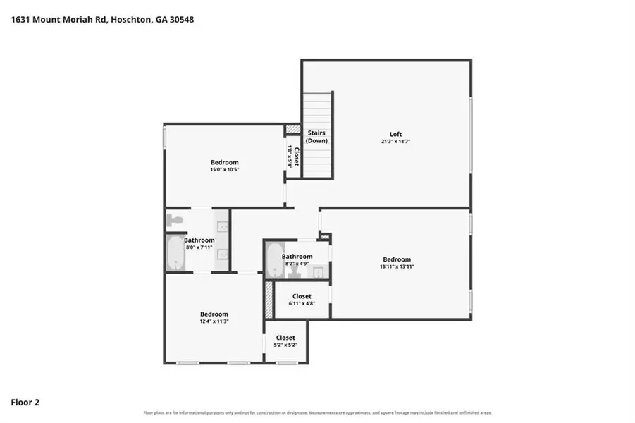 2D floor plan layout of this home in , Hoschton, GA (Image 6). 2D floor plan layout of this home in , Hoschton, GA (Image 6).