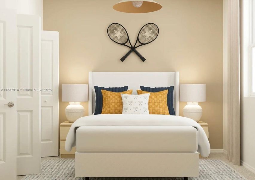 Furnished interior view inside a new home in , Miami (Image 8). Furnished interior view inside a new home in , Miami (Image 8).