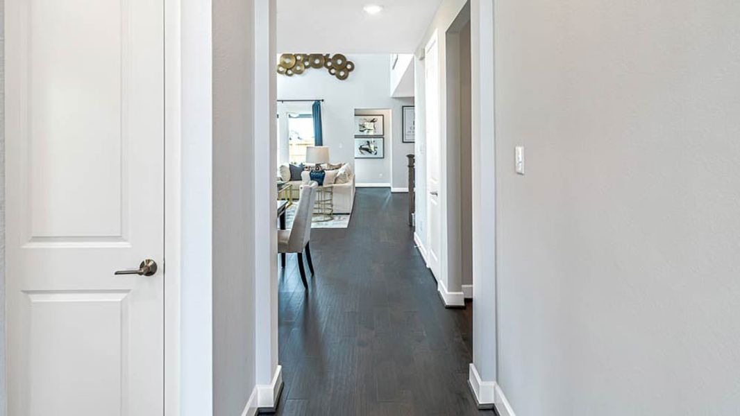 Furnished interior view inside a new home in Avalon at Cypress, Cypress (Image 8).