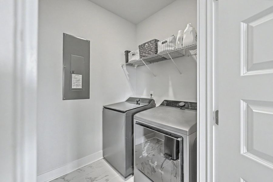 Furnished interior view inside a new home in Carnes Crossroads, Summerville (Image 18).