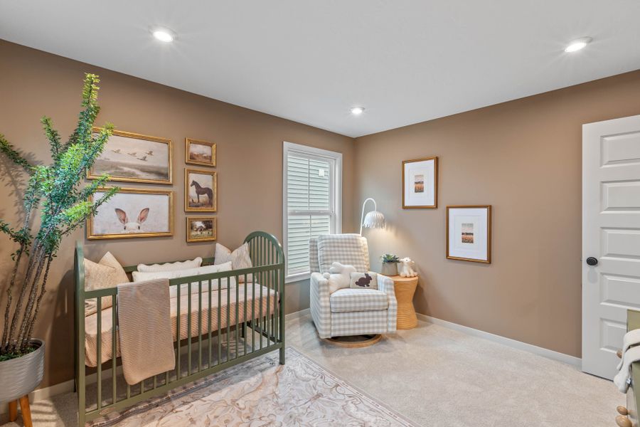 Representative furnished interior of a home built from the Fairfax by Fischer Homes in Bridle Run, Louisville (Image 31).