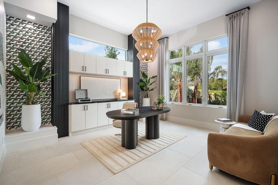 Representative furnished interior of a home built from the Riviera by GHO Homes in The Reserve at Grand Harbor, Vero Beach (Image 11).