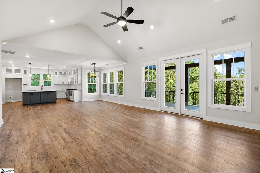 Spacious, unfurnished interior of a new home in Greenville County Homes, Landrum (Image 23).