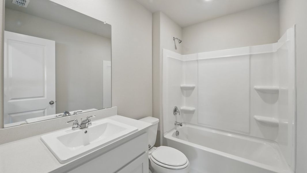 Furnished interior view inside a new home in Monarch at the Meadows, Ponder (Image 13).