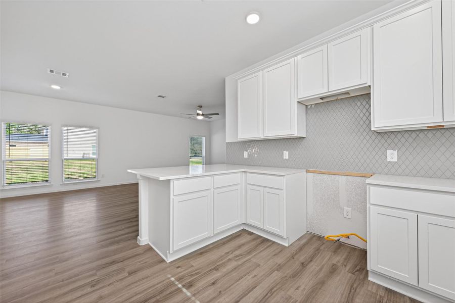 Furnished interior view inside a new home in Enclave at Willis, Willis (Image 10).