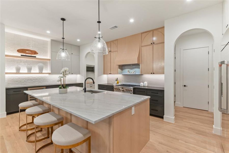 Furnished interior view inside a new home in , Dallas (Image 6).