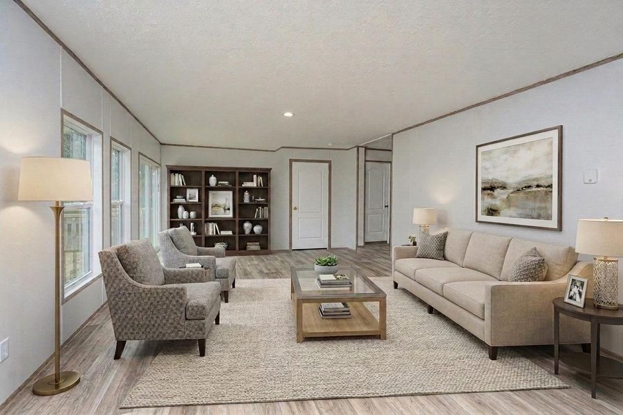 Furnished interior view inside a new home in , Walterboro (Image 38).
