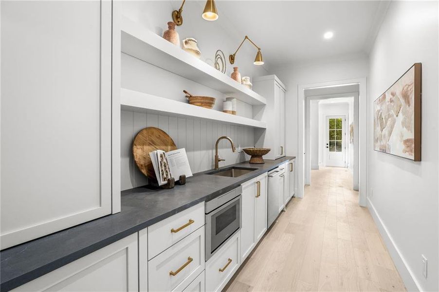 Furnished interior view inside a new home in , Atlanta (Image 26).