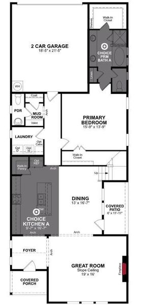 Beazer Homes Wildflower Ranch Brenham floorplan.