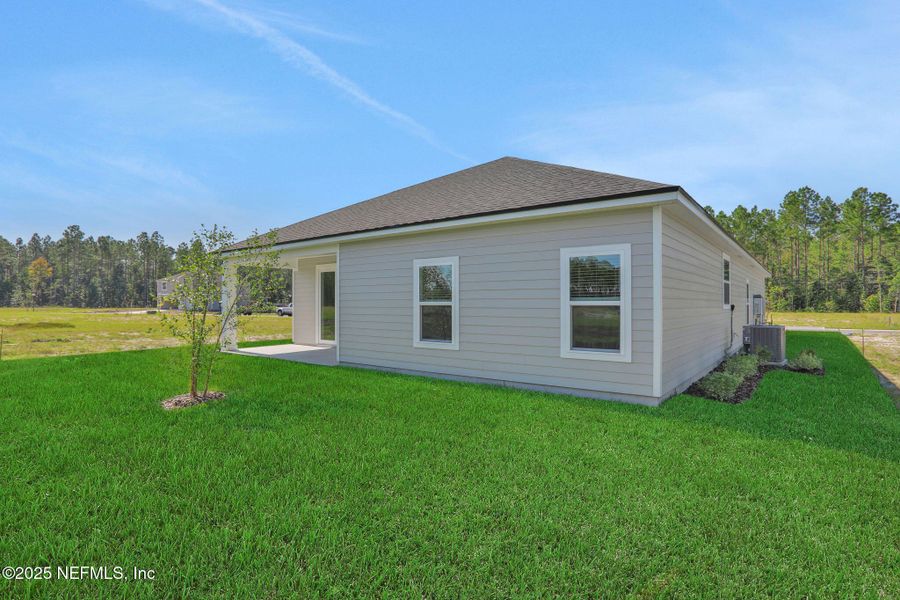 Exterior details and patio area of a home in Brook Forest - Single Family Homes, St. Augustine (Image 21). Exterior details and patio area of a home in Brook Forest - Single Family Homes, St. Augustine (Image 21).