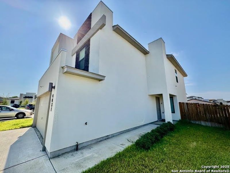 Exterior details and patio area of a home in , Laredo (Image 3). Exterior details and patio area of a home in , Laredo (Image 3).