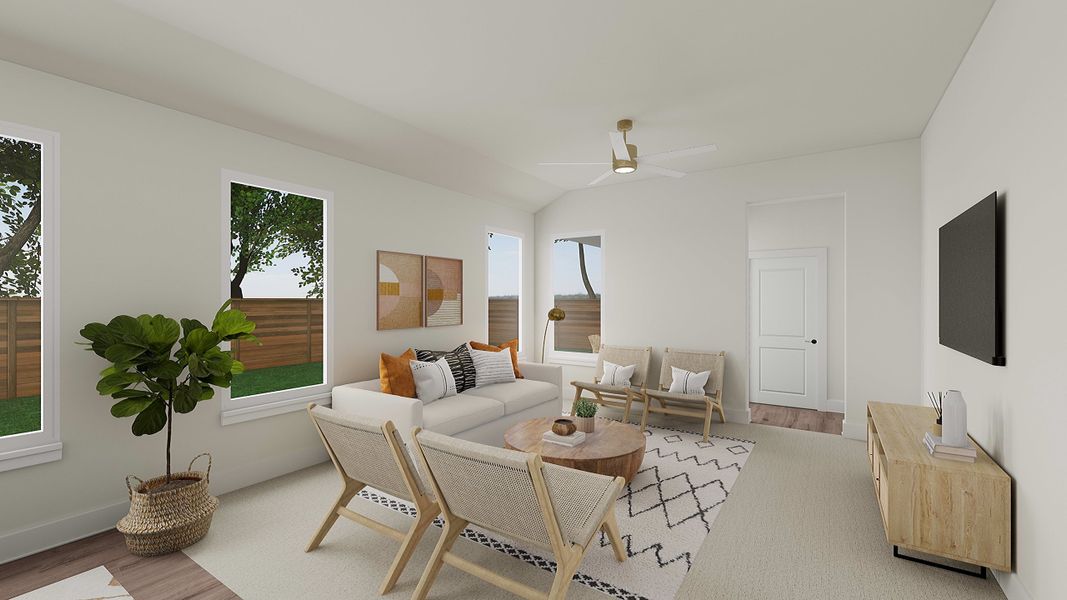 Representative furnished interior of a home built from the Palomino by Tri Pointe Homes in Avondale, Fate (Image 4). Representative furnished interior of a home built from the Palomino by Tri Pointe Homes in Avondale, Fate (Image 4).