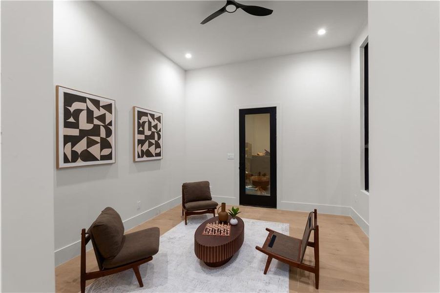 Furnished interior view inside a new home in , Atlanta (Image 42).