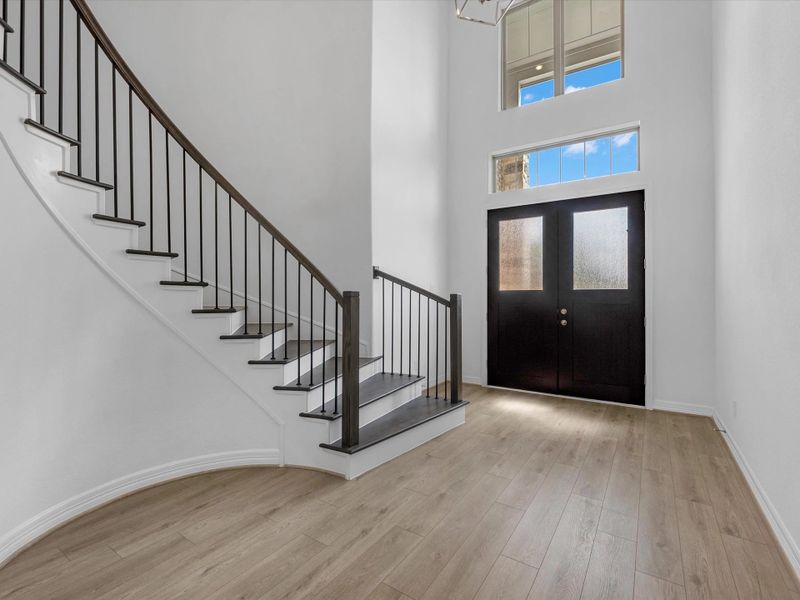 Home entry. Sample product photo. Actual exterior and interior selections may vary by homesite. Photo may be virtually staged. Home entry. Sample product photo. Actual exterior and interior selections may vary by homesite. Photo may be virtually staged.