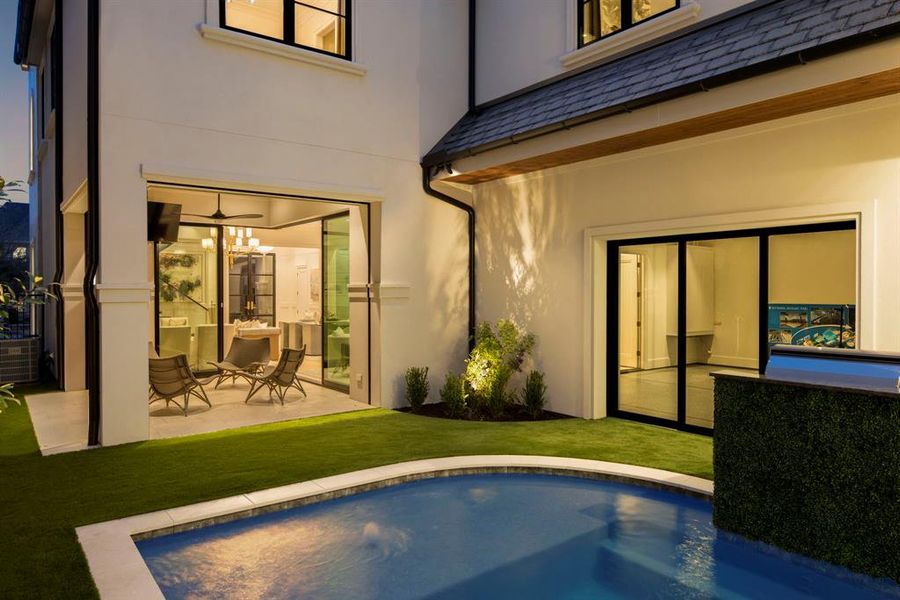 Exterior details and patio area of a home in , Southlake (Image 19).