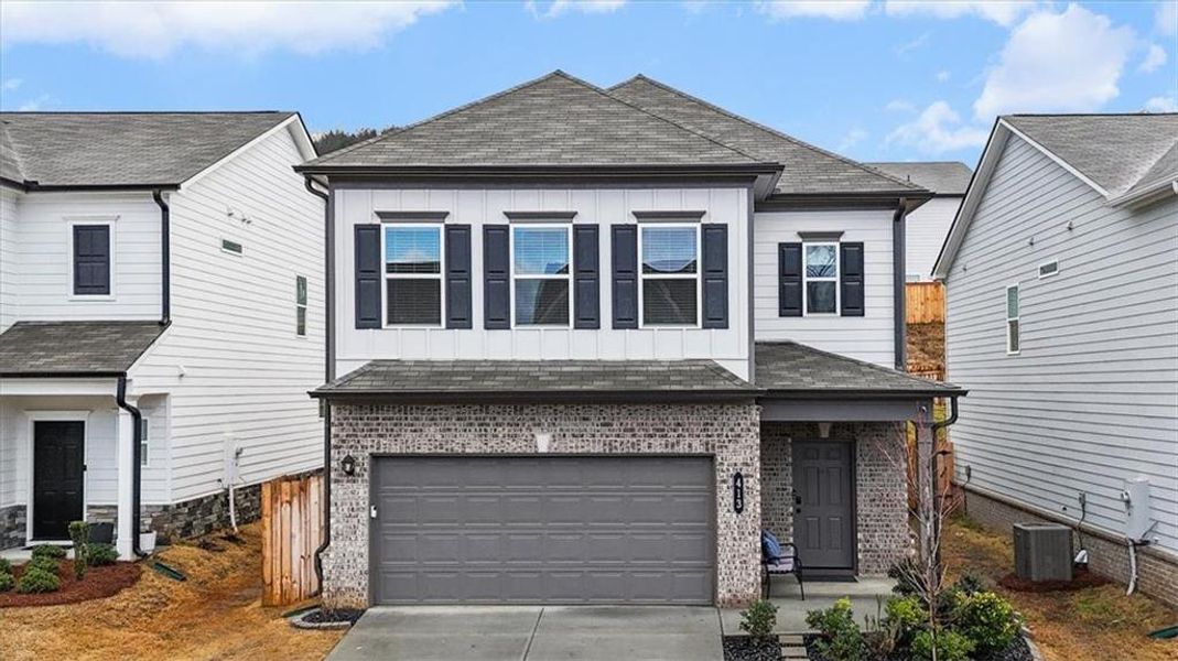 Front exterior of a new home in , Cartersville, GA, highlighting curb appeal (Image 27).